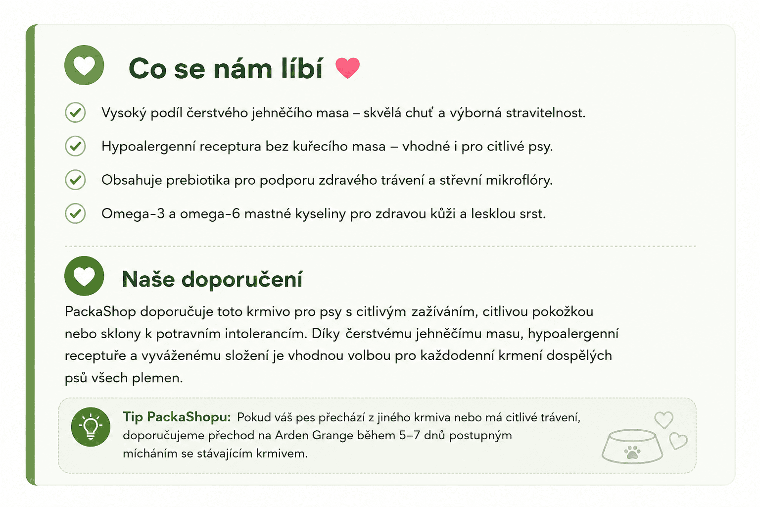 Co se nám líbí a doporučujeme